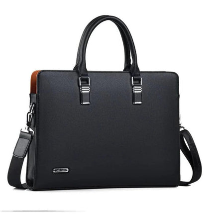 Elegant Leather Messenger Bag | Spacious Design for 14-15 Inch Laptops | Versatile Carrying Options for Professionals 7