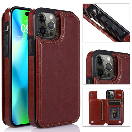Elegant Leather Phone Wallet Case with Card Slots & Magnetic Closure for Stylish Protection 2