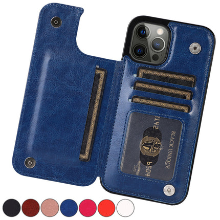 Elegant Leather Phone Wallet Case with Card Slots & Magnetic Closure for Stylish Protection 5