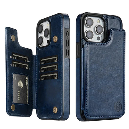 Elegant Leather Phone Wallet Case with Card Slots & Magnetic Closure for Stylish Protection 9