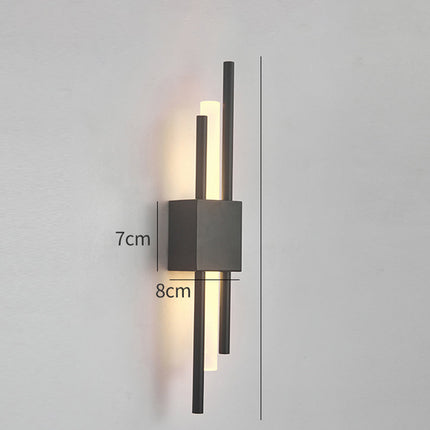 Elegant Lighting | Black and Gold Wall Sconce with Modern Design | Stylish Fixture for Home Decor 4
