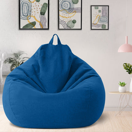 Elegant Linen Bean Bag Chair Cover with Ergonomic Design for Personalized Comfort 11