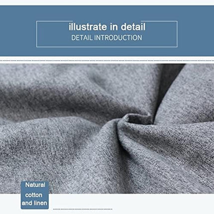 Elegant Linen Bean Bag Chair Cover with Ergonomic Design for Personalized Comfort 5