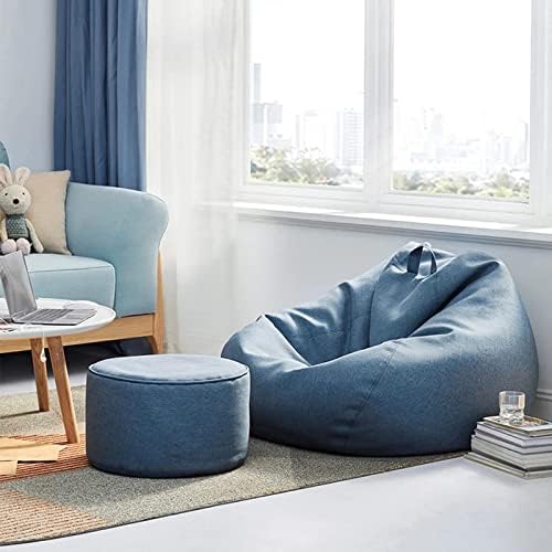 Elegant Linen Bean Bag Cover | Ergonomic Design for Personalized Comfort 1
