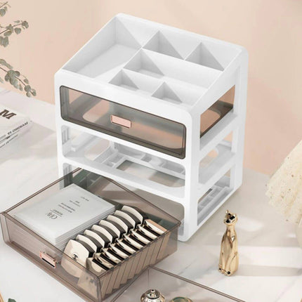 Elegant Makeup Organizer | Multi-Compartment Cosmetic Organizer with Stylish Design | Clutter-Free Solution for Your Vanity 5