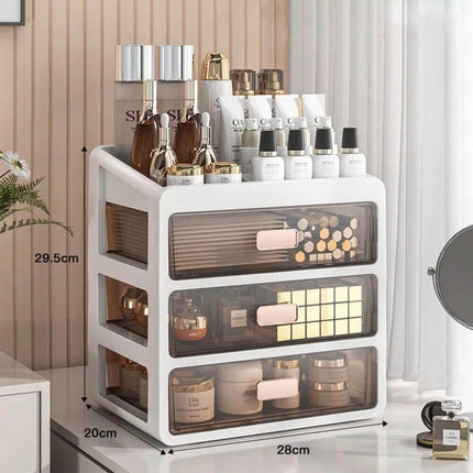 Elegant Makeup Organizer | Multi-Compartment Cosmetic Organizer with Stylish Design | Clutter-Free Solution for Your Vanity 6