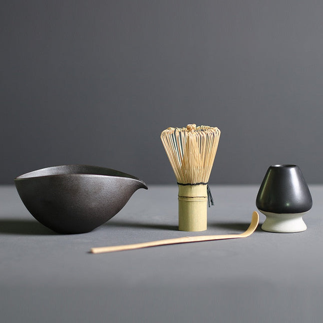 Elegant Matcha Set | Matcha Tea Set with Bamboo Whisk & Ceramic Bowl | Complete Kit for Authentic Tea Experience 1