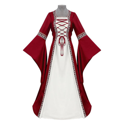 Elegant Medieval Dress Costume for Women with Lace-Up Design | Perfect for Halloween and Themed Events 1