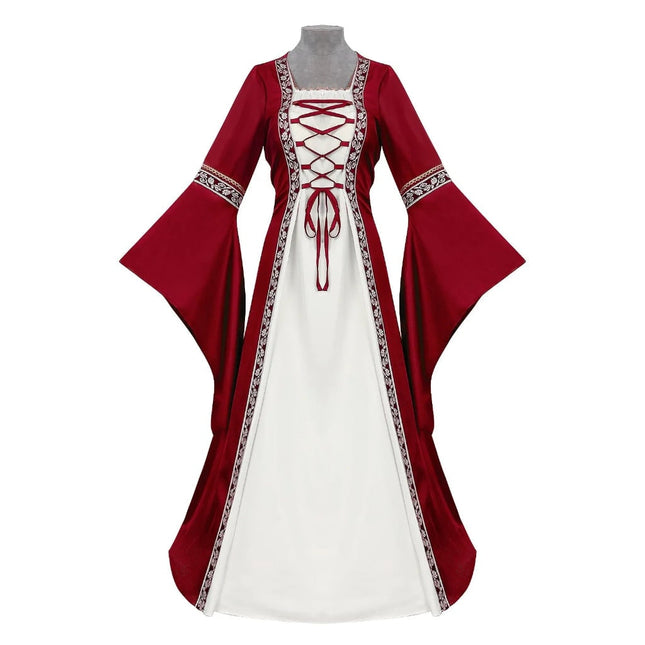 Elegant Medieval Dress Costume for Women with Lace-Up Design | Perfect for Halloween and Themed Events 1