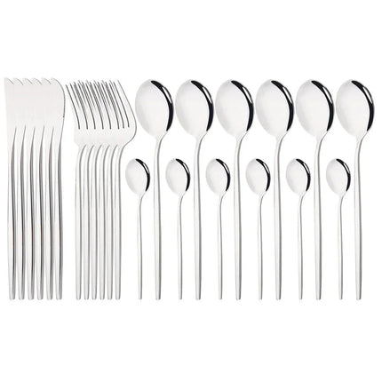 Elegant Modern Pink Flatware Set with Ergonomic Design | Stylish Cutlery for Any Occasion 12