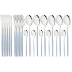 Light Blue-Silver / 24 pieces