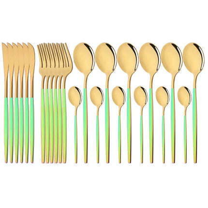 Elegant Modern Pink Flatware Set with Ergonomic Design | Stylish Cutlery for Any Occasion 14