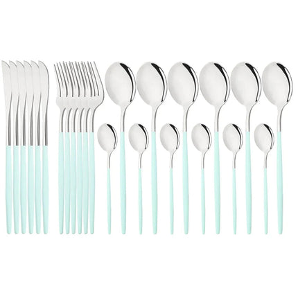 Elegant Modern Pink Flatware Set with Ergonomic Design | Stylish Cutlery for Any Occasion 16