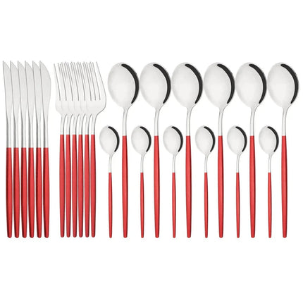 Elegant Modern Pink Flatware Set with Ergonomic Design | Stylish Cutlery for Any Occasion 18