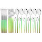 Green-Silver / 24 pieces