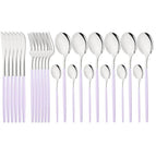 Violet-Silver / 24 pieces