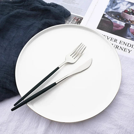 Elegant Modern Pink Flatware Set with Ergonomic Design | Stylish Cutlery for Any Occasion 3