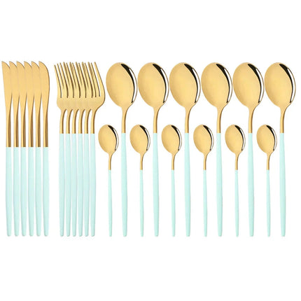 Elegant Modern Pink Flatware Set with Ergonomic Design | Stylish Cutlery for Any Occasion 5