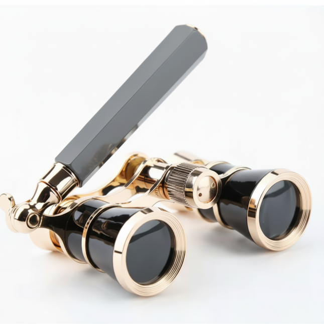 Elegant Opera Glasses | Theater Binoculars with 3x Magnification | Compact Design for Clear Viewing 0