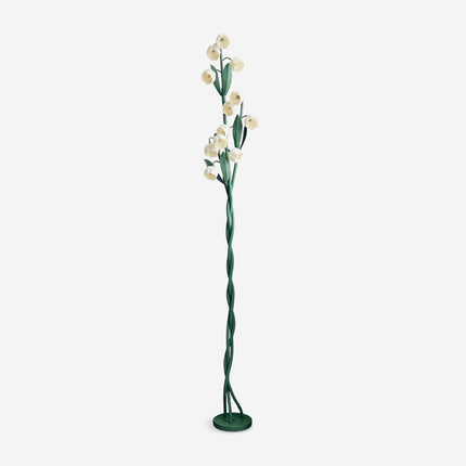 Elegant Orchid | Modern Floor Lamp with USB Charging & Foot Switch | Stylish Illumination for Living Room or Bedroom 0