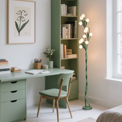 Elegant Orchid | Modern Floor Lamp with USB Charging & Foot Switch | Stylish Illumination for Living Room or Bedroom 8