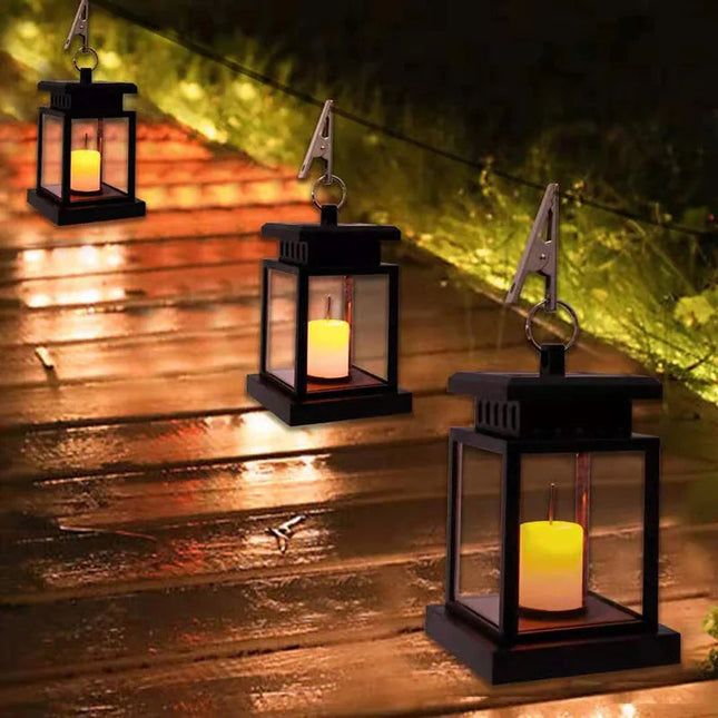 Elegant Outdoor Solar Lanterns with Warm Glow | Eco-Friendly Garden Lighting for Enchanting Ambiance 1