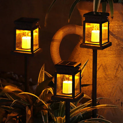 Elegant Outdoor Solar Lanterns with Warm Glow | Eco-Friendly Garden Lighting for Enchanting Ambiance 2