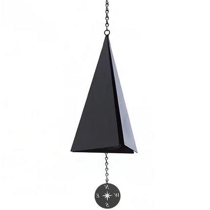 Elegant Outdoor Wind Chime Bell with Compass Windcatcher | Durable Design for Tranquil Melodies 0