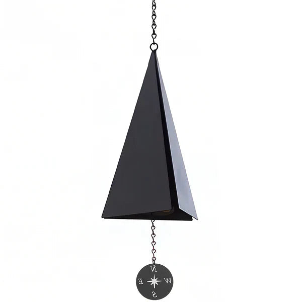 Elegant Outdoor Wind Chime Bell with Compass Windcatcher | Durable Design for Tranquil Melodies 0