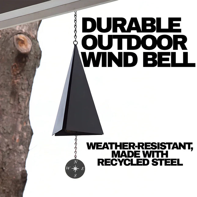 Elegant Outdoor Wind Chime Bell with Compass Windcatcher | Durable Design for Tranquil Melodies 1