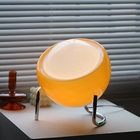 Elegant Retro Glass Table Lamp with Soft LED Lighting | Stylish Night Light for Cozy Atmosphere 0