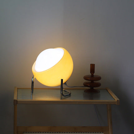 Elegant Retro Glass Table Lamp with Soft LED Lighting | Stylish Night Light for Cozy Atmosphere 2