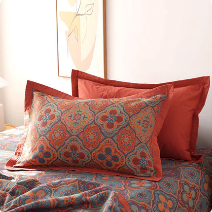 Elegant Reversible Cotton Quilt with Petal Flower Pattern | Versatile Bedding for All Seasons 4