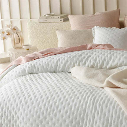 Elegant Ruffle Mattress Cover with Scalloped Edges | Soft Fabric for Cozy Bedroom Style 2