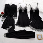 Elegant Satin Pajama Set | Luxurious Sleepwear with Adjustable Straps for Women 0