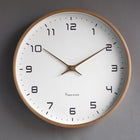 Elegant Scandinavian Large Wall Clock with Silent Quartz Movement | Minimalist Decor for Home and Office 0