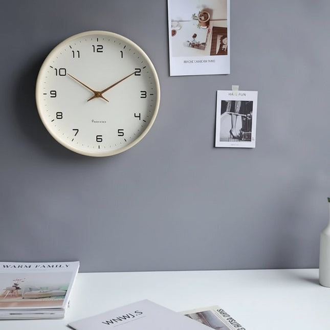 Elegant Scandinavian Large Wall Clock with Silent Quartz Movement | Minimalist Decor for Home and Office 1