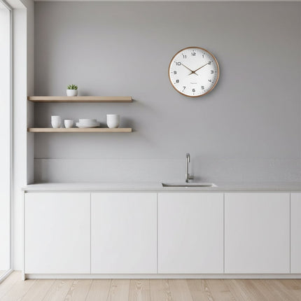 Elegant Scandinavian Large Wall Clock with Silent Quartz Movement | Minimalist Decor for Home and Office 5