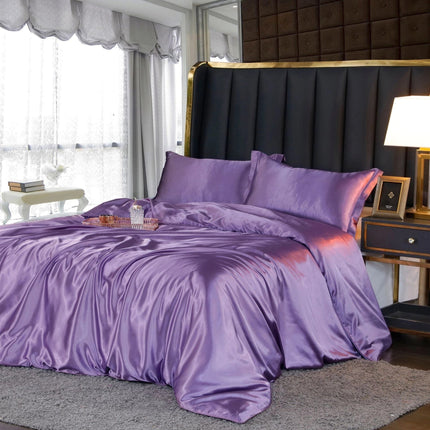 Elegant Silk Bedding Set | Hypoallergenic Duvet Covers for Luxurious Comfort 10