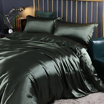 Elegant Silk Bedding Set | Hypoallergenic Duvet Covers for Luxurious Comfort 13
