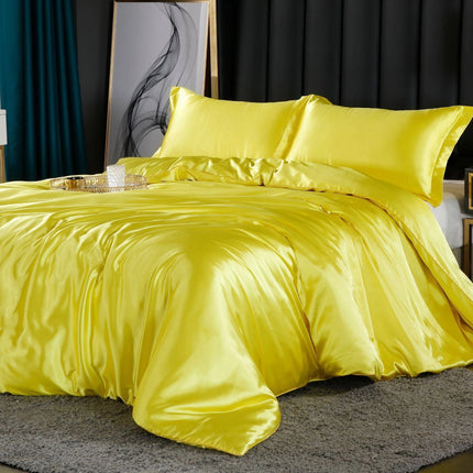 Elegant Silk Bedding Set | Hypoallergenic Duvet Covers for Luxurious Comfort 17