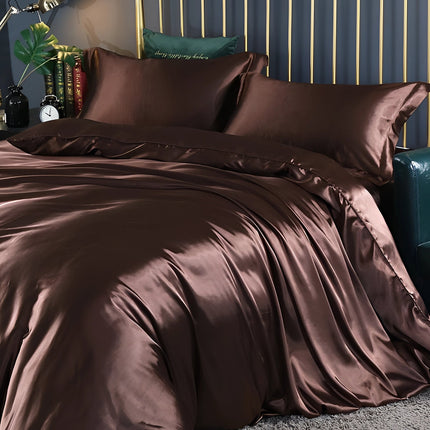 Elegant Silk Bedding Set | Hypoallergenic Duvet Covers for Luxurious Comfort 26