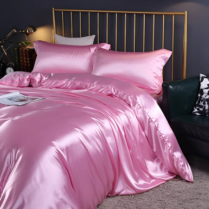 Elegant Silk Bedding Set | Hypoallergenic Duvet Covers for Luxurious Comfort 29