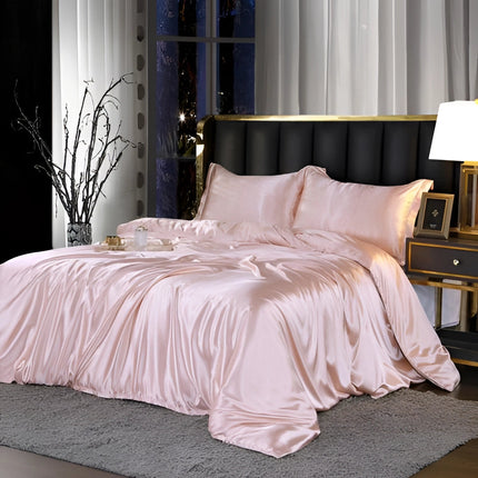 Elegant Silk Bedding Set | Hypoallergenic Duvet Covers for Luxurious Comfort 30