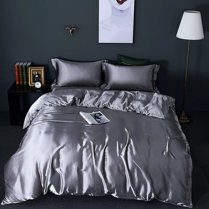 Elegant Silk Bedding Set | Hypoallergenic Duvet Covers for Luxurious Comfort 5