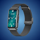 Black dial with black mesh strap