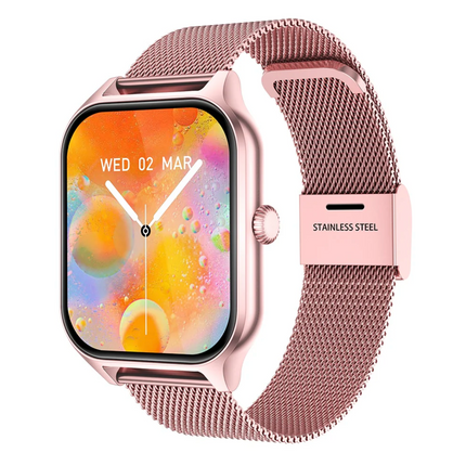 Elegant Smartwatch | Health & Activity Tracker with Touchscreen | Stylish Accessory for Active Women 1