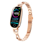 Elegant Smartwatch | Smart Watch with Blood Sugar & Pressure Monitoring | Luxury Diamond Design for Health Tracking 0
