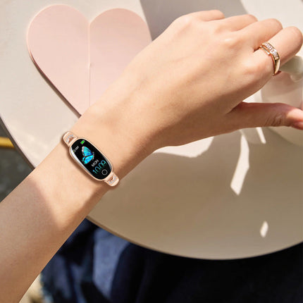 Elegant Smartwatch | Smart Watch with Blood Sugar & Pressure Monitoring | Luxury Diamond Design for Health Tracking 8
