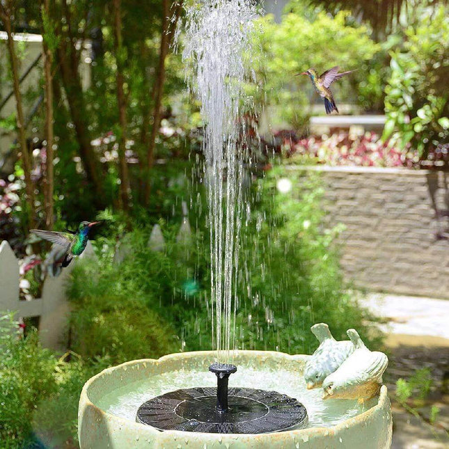 Elegant Solar Fountain | Solar-Powered Water Fountain with Adjustable Spray | Eco-Friendly Design for Outdoor Serenity 1